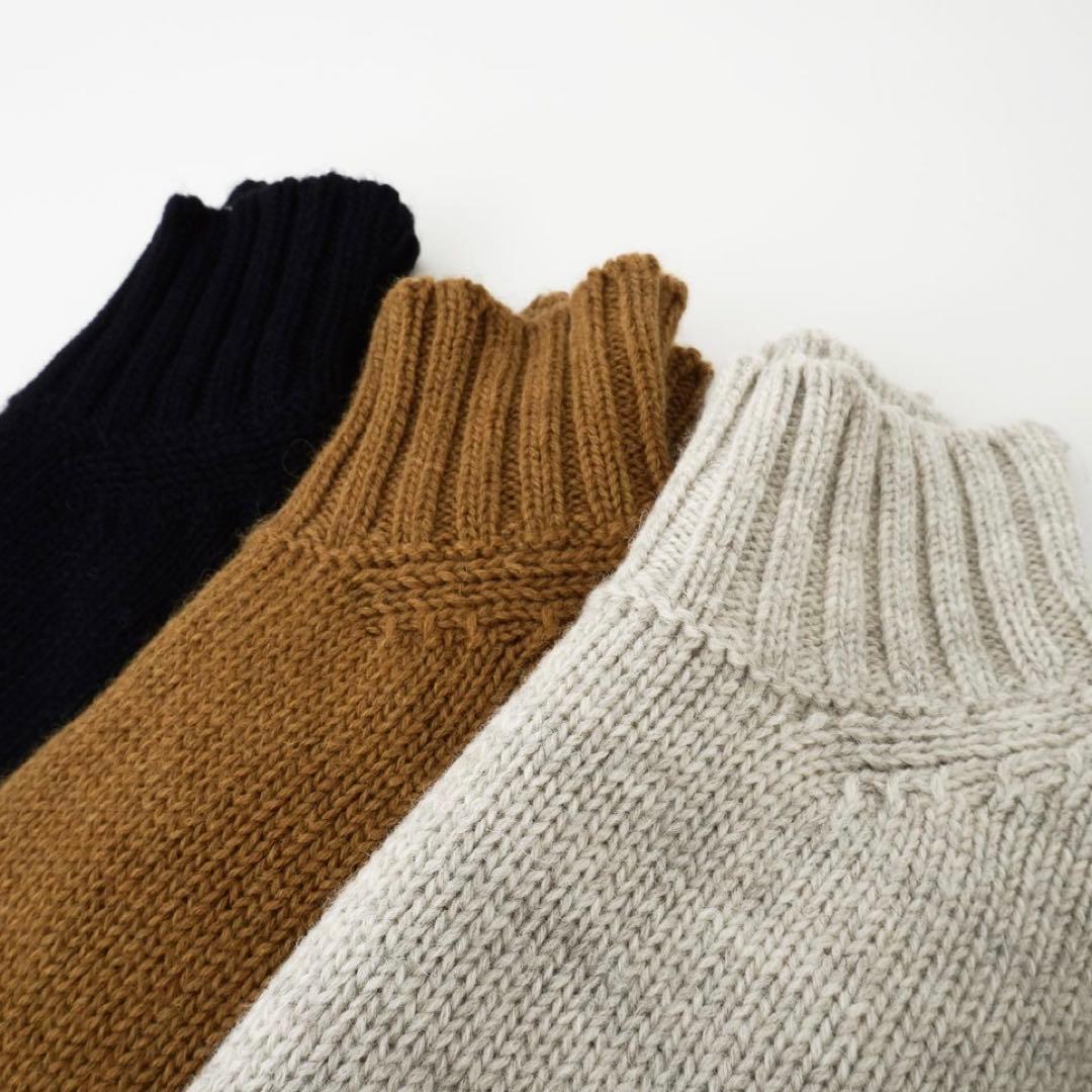 MHL. 2020AW ローゲージニット 限定カラー ブリティッシュ メリノ