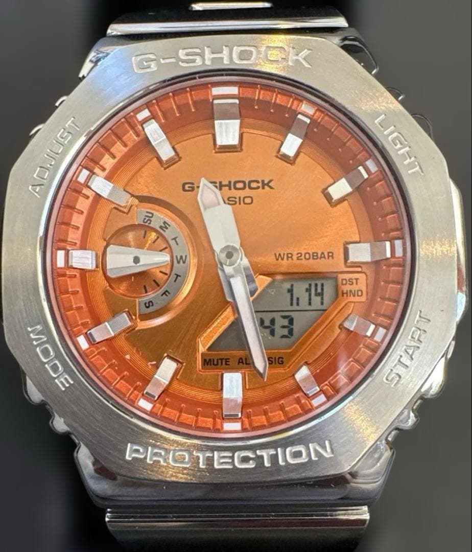 【新品・未使用】CASIO G-SHOCK GM-2110D-4AJF オレンジ