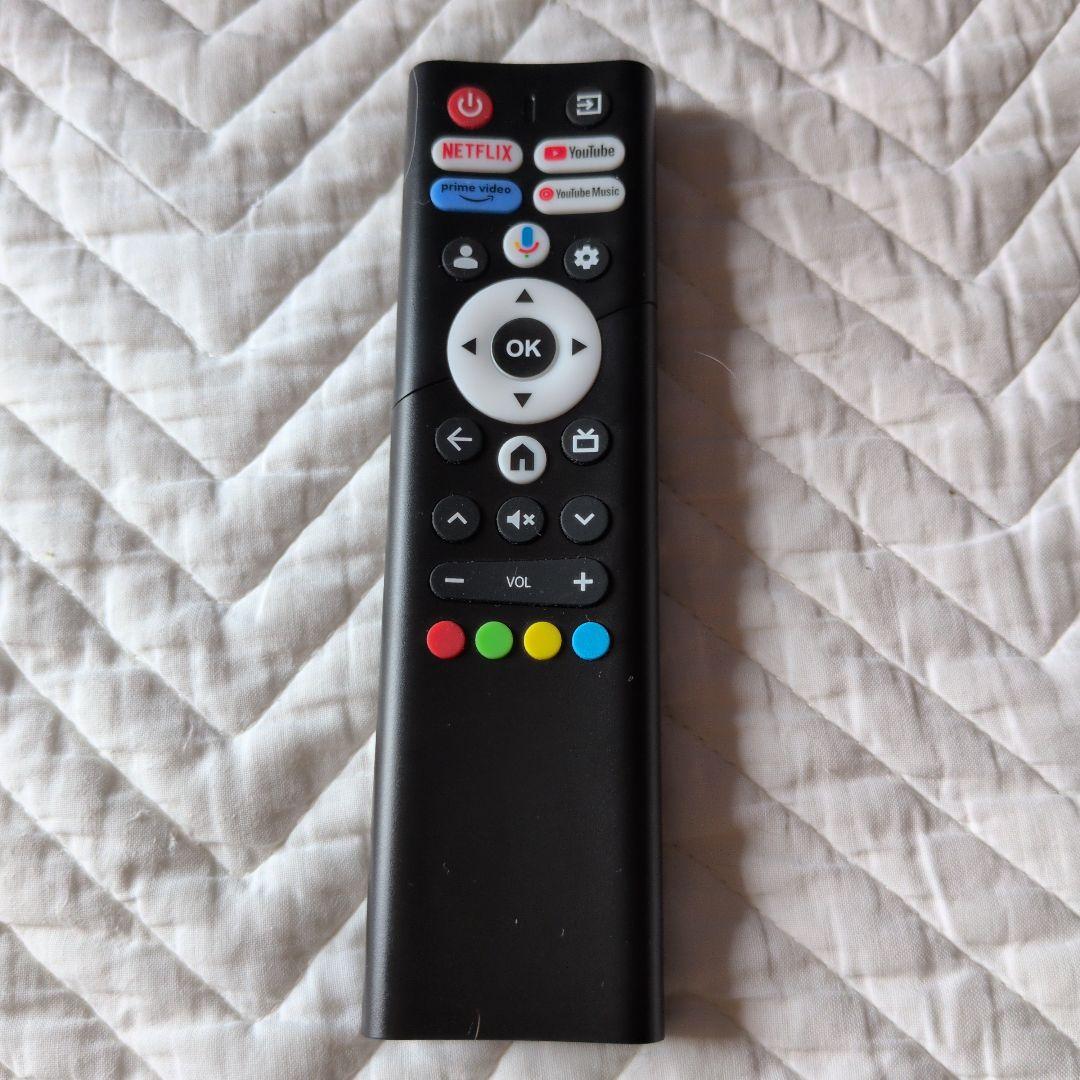 【山善 Qriom】32型 チューナーレステレビ Google TV 2023製