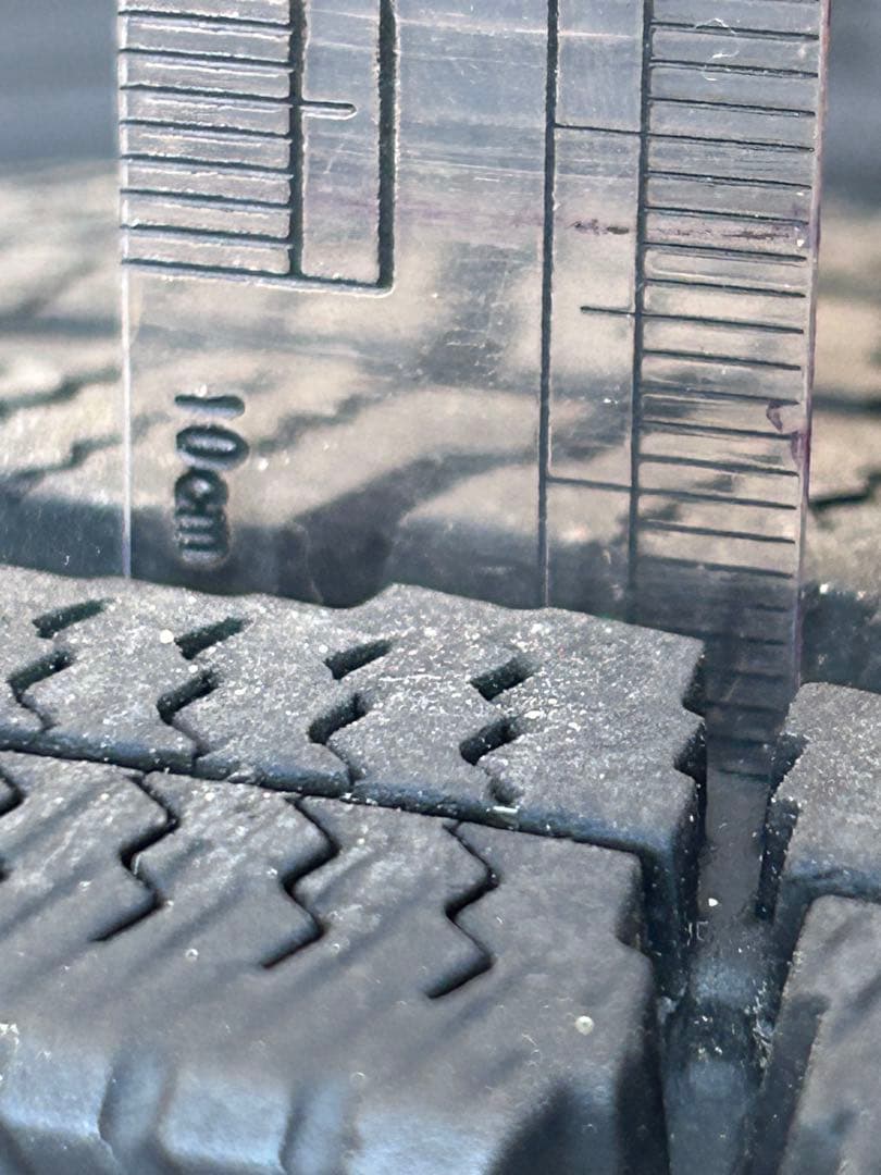 145R12 6PR ハイゼット用スタッドレス、スチールホイール4本セット