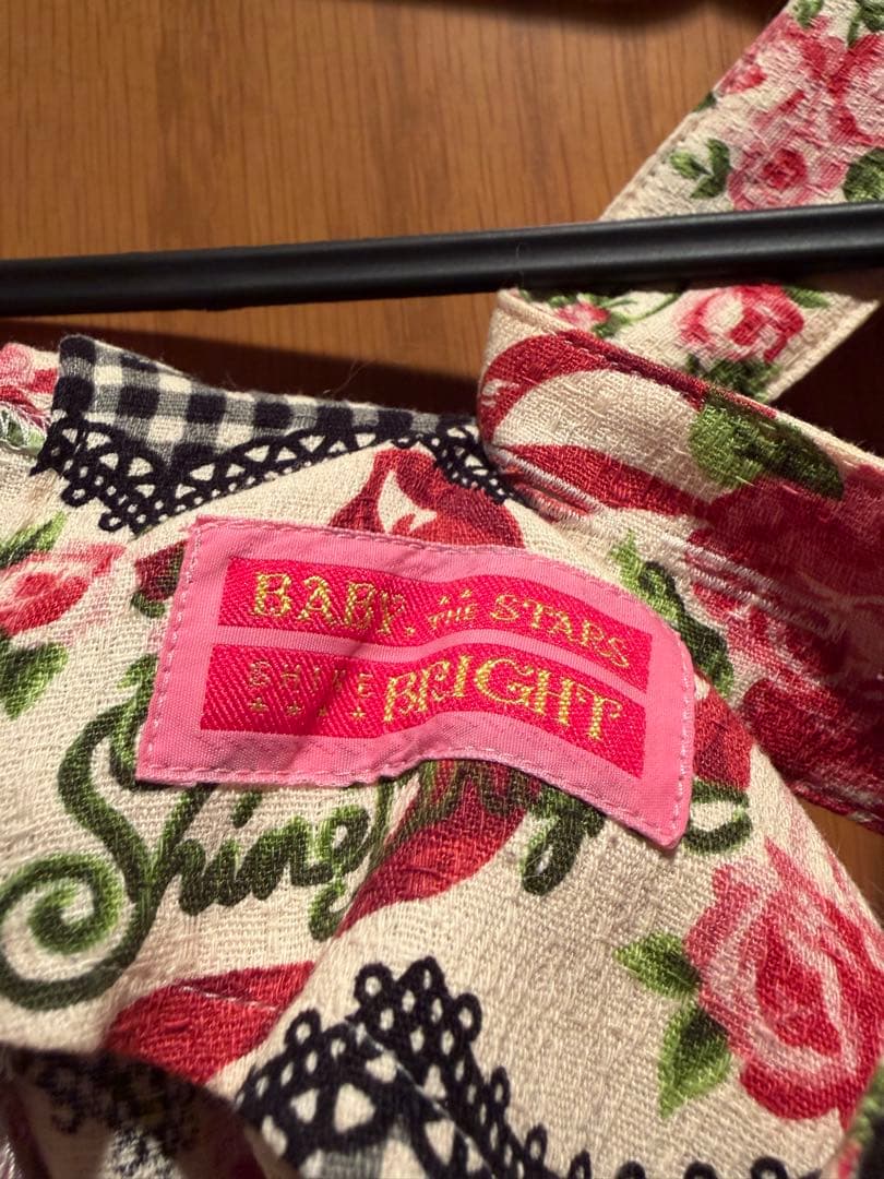 フ*ト様 Baby バラ柄ワンピース カチューシャ付きセット