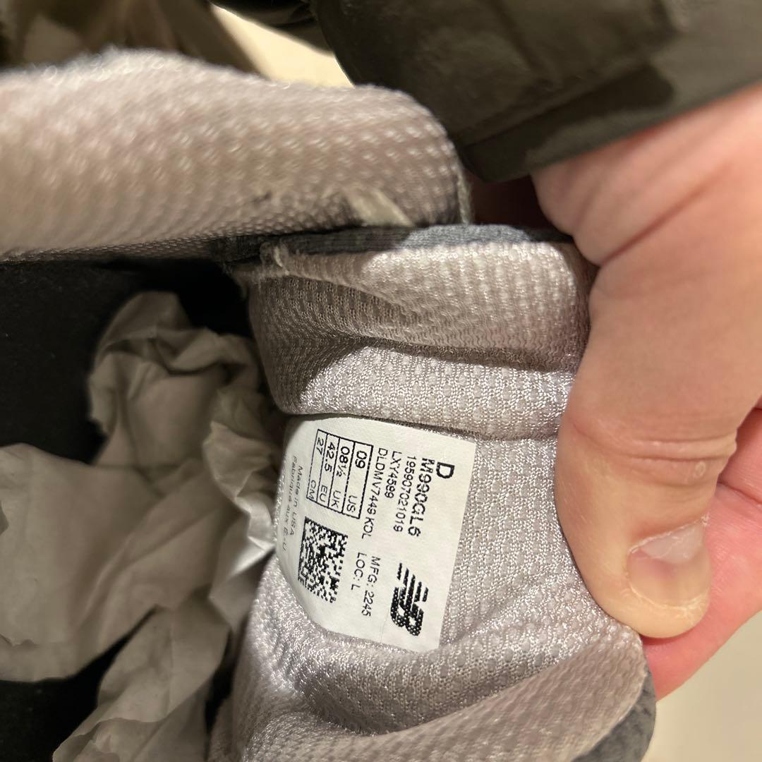 New Balance 990 v6グレー スニーカー