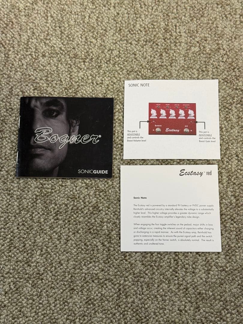ギター Bogner Ecstasy Red