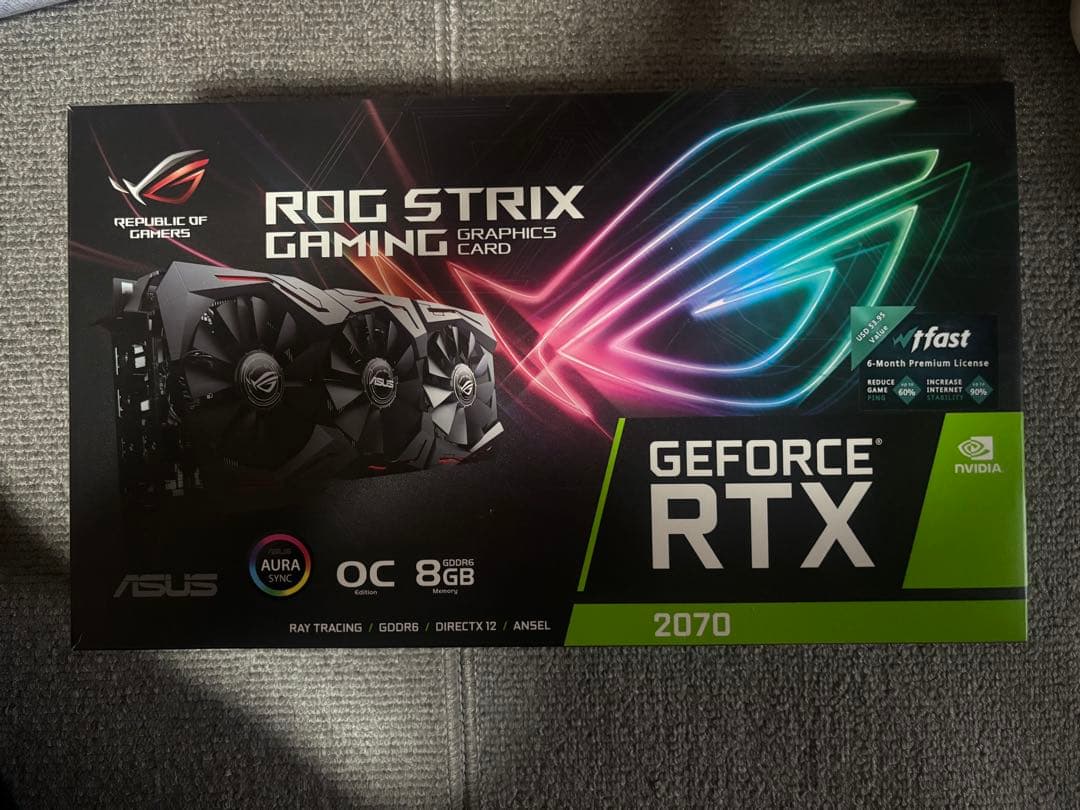 グラフィックボード・グラボ・ビデオカード ASUS ROG STRIX GAMING RTX2070-OC-08GB