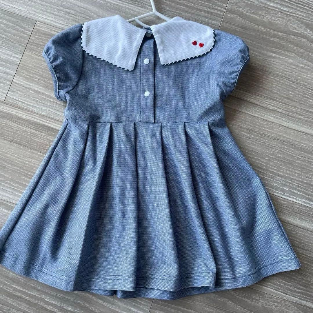 familiar フレアワンピース　80