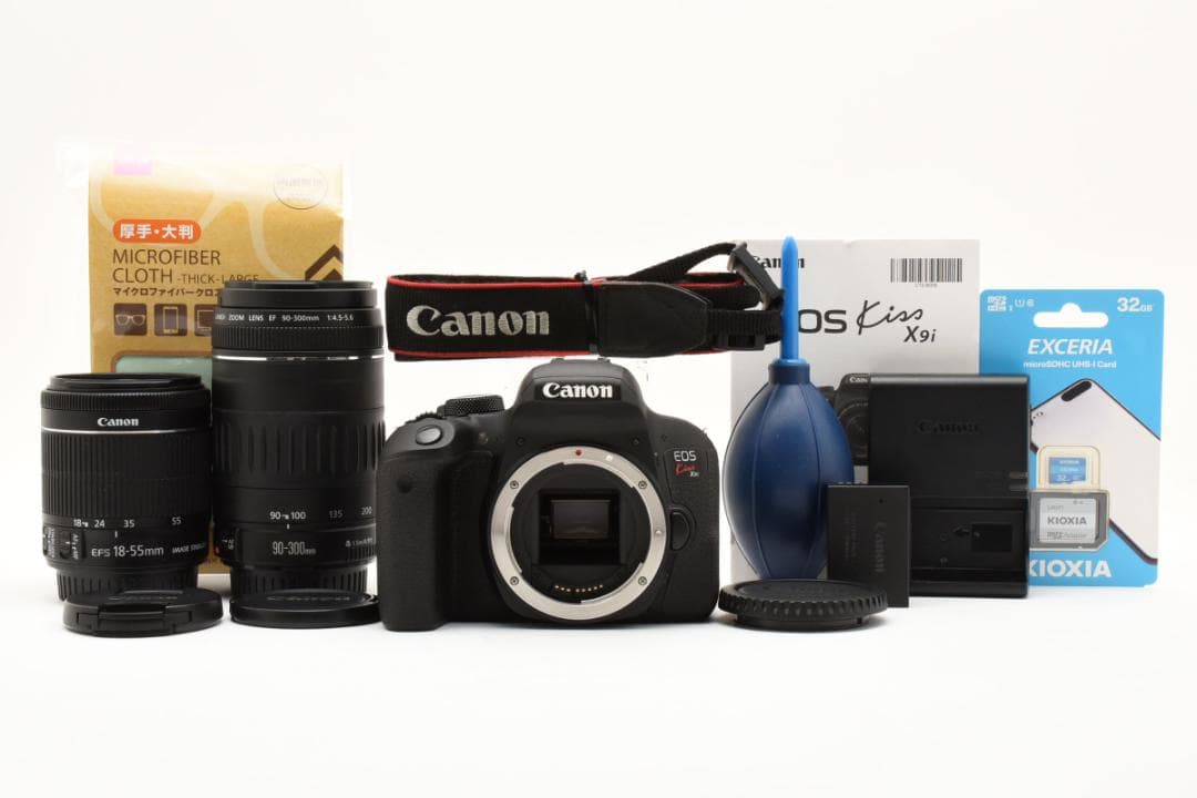 ✨Wi-Fiで簡単スマホ接続✨CANON KISS X9i✨ダブルレンズ✨カメラ