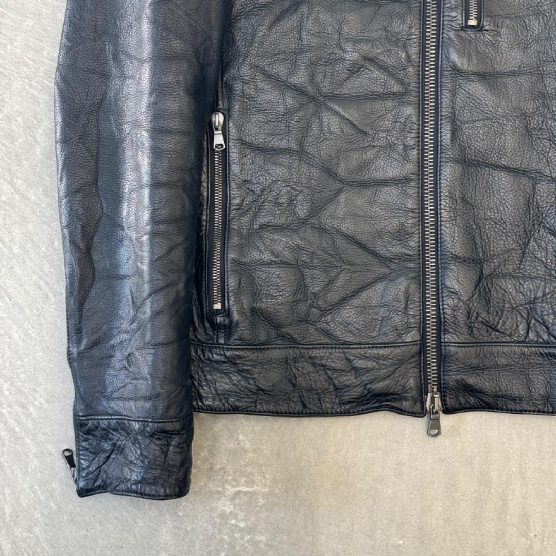 S*E様 ジュンハシモト レザー ブルゾン ブラック 2 junhashimot