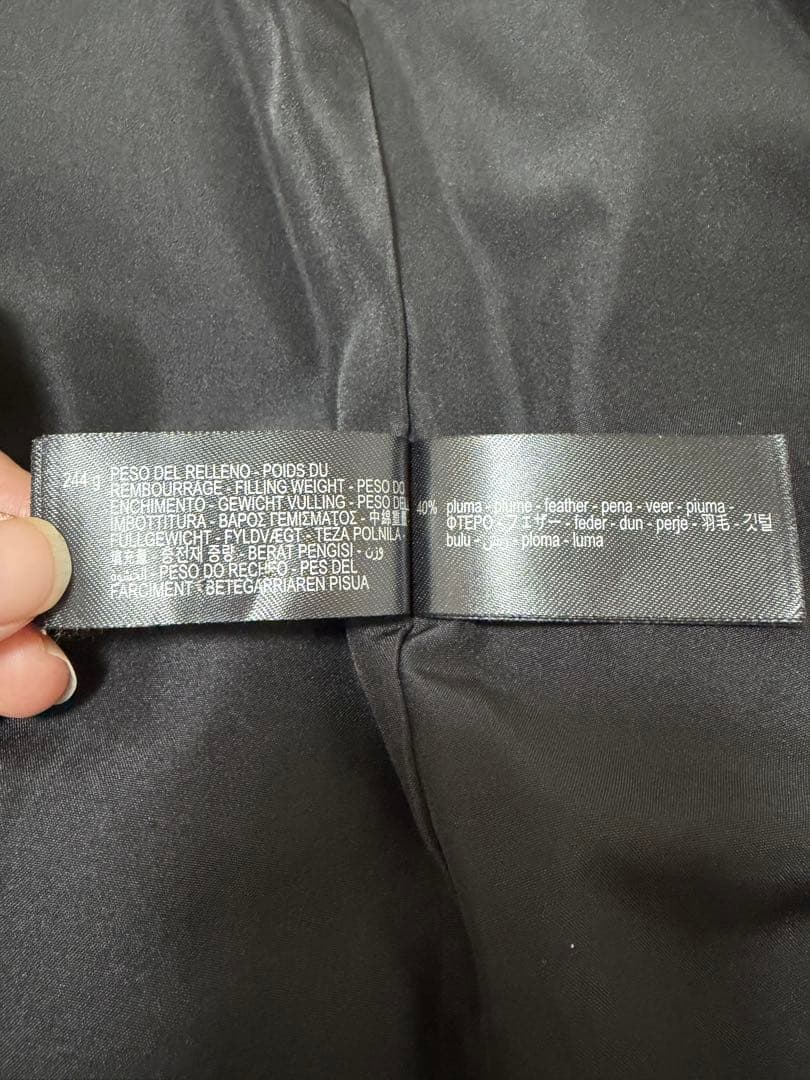 ZARA ザラ パフジャケット ダウンコート ロング丈 フードファー