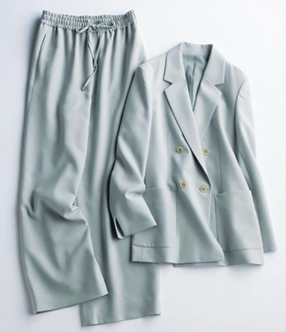 ② 新品　AOKI＆Oggiコラボ　ダブルジャケット ワイドパンツ スーツ