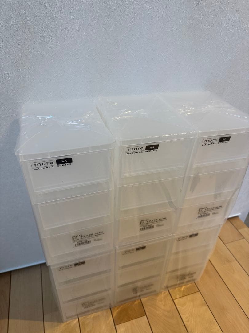 【新品・未開封】モアナチュラル NA-630 ラクシーナ 前面収納 6個セット