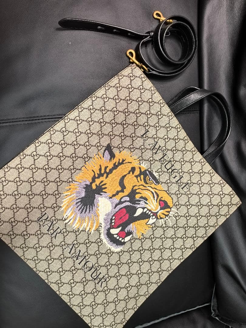 Gucci グッチ トートバッグGGスプリーム 2way タイガー柄