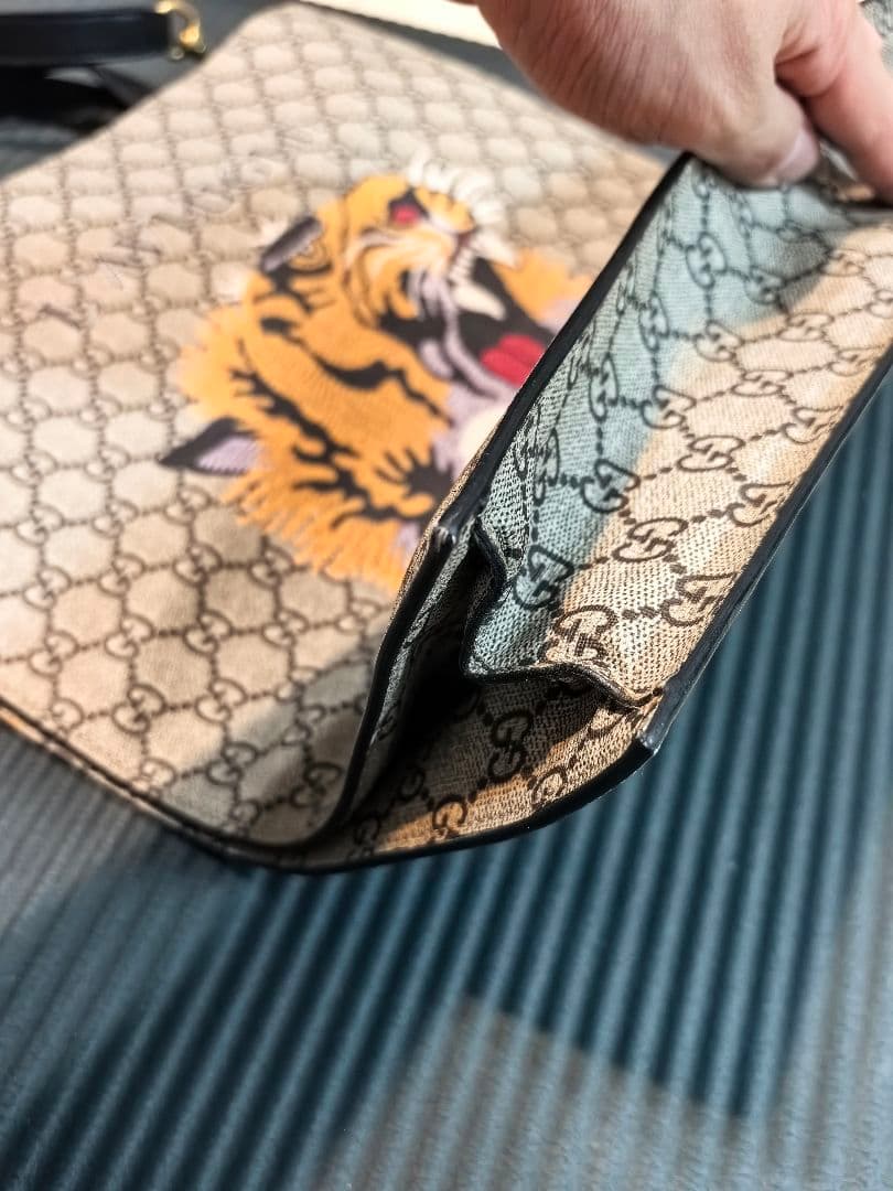 Gucci グッチ トートバッグGGスプリーム 2way タイガー柄