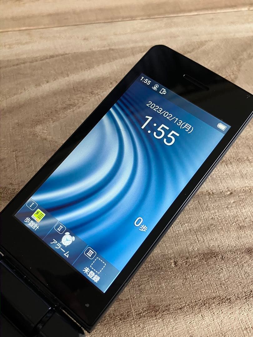 ソフトバンク AQUOS ケータイ4 A205SH ブラック 白ロム