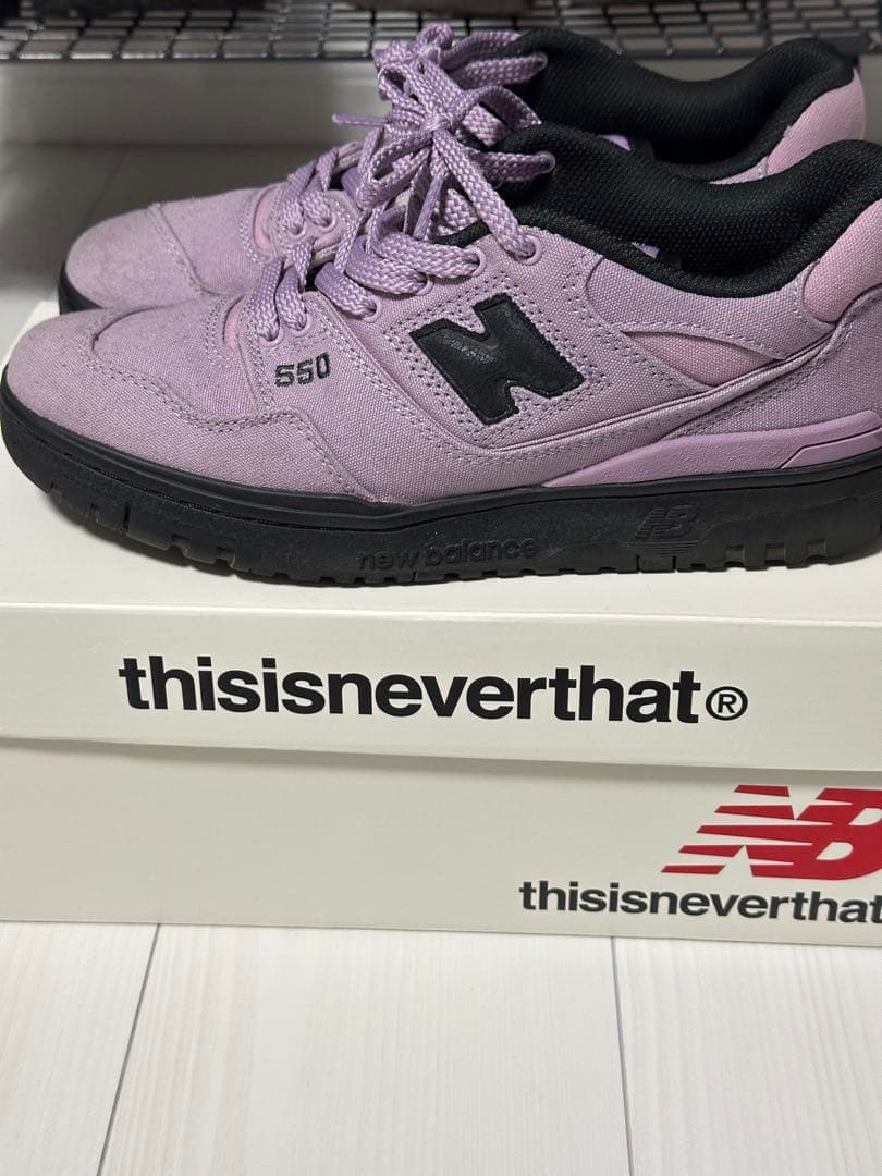 thisisneverthat × new balance 550 パープル