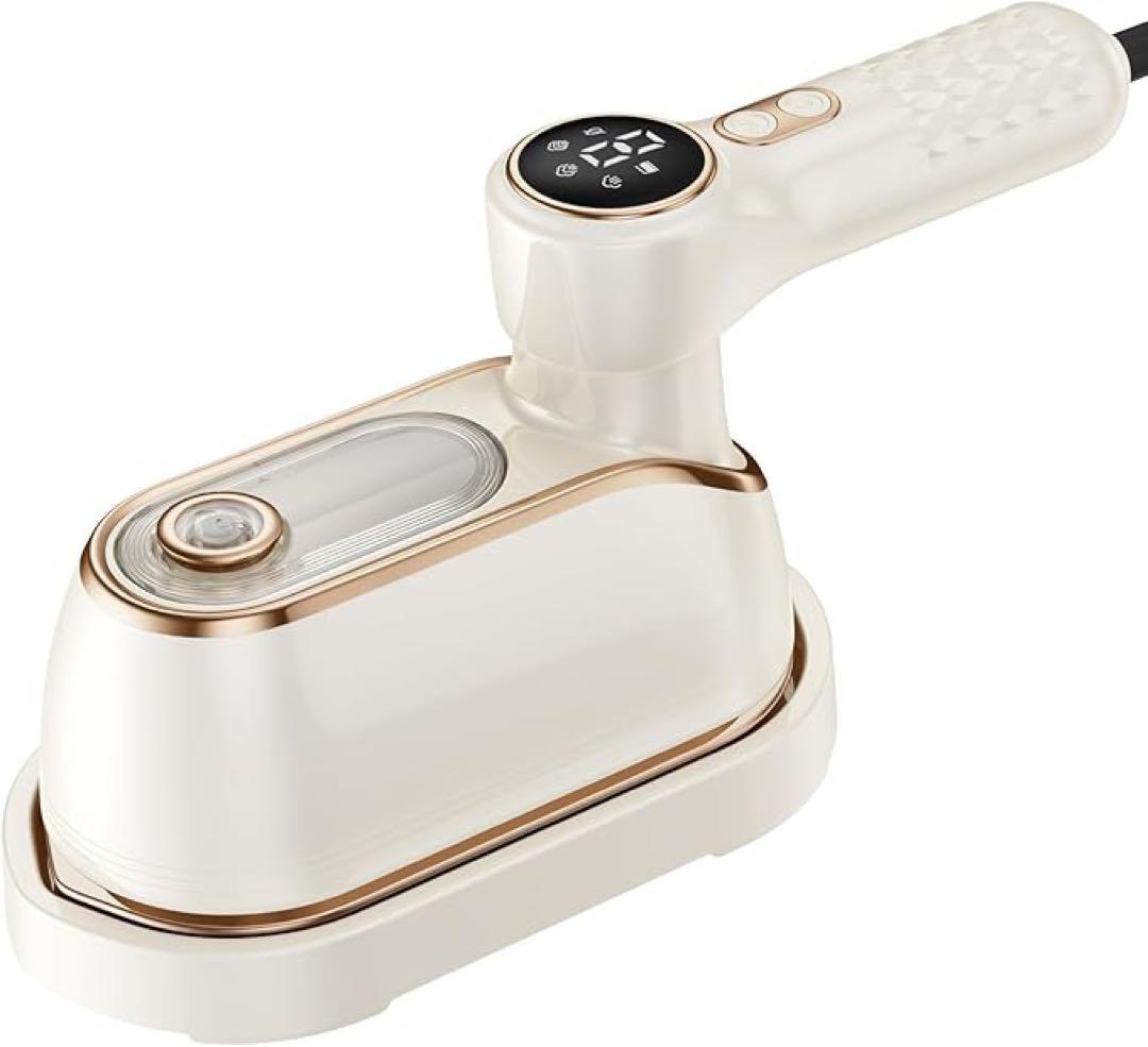 アイロン スチームアイロン 衣類スチーマー シワ伸ばし LEDディスプレイ