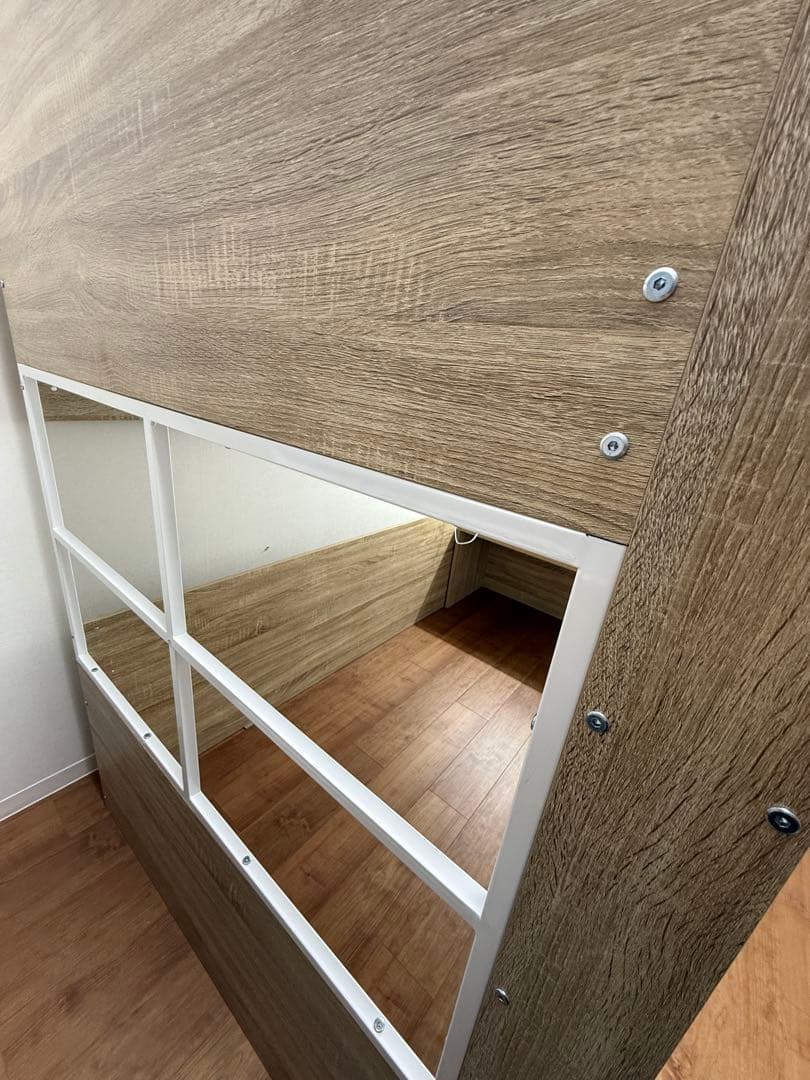 わくわくランド　ハイタイプロフトベッド　Peep　デスク付き