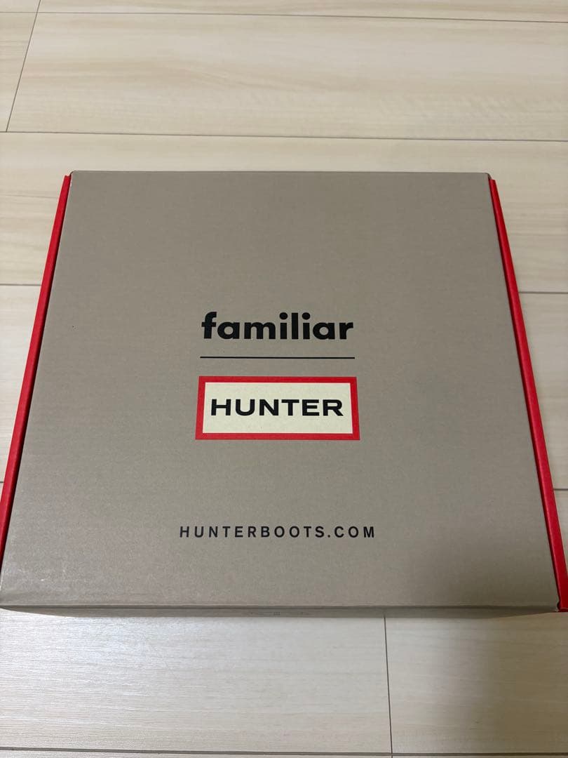 【新品未使用】familiar HUNTER キッズレインブーツ 16.7cm