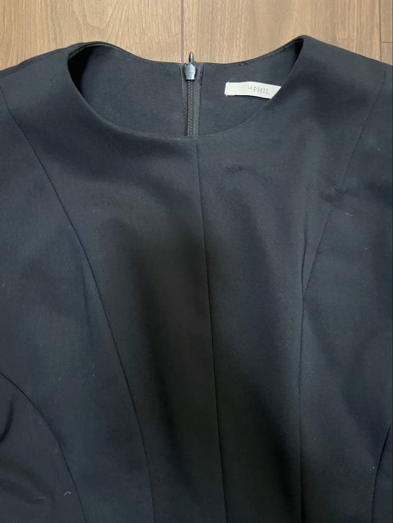 LE PHIL ダブルクロスストレッチブラウス