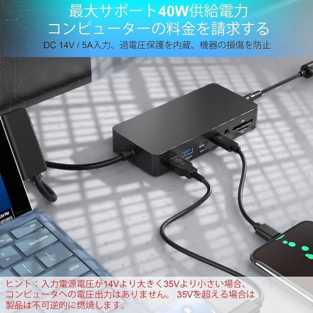 Microsoft Surface Dockingトリプルディスプレイ