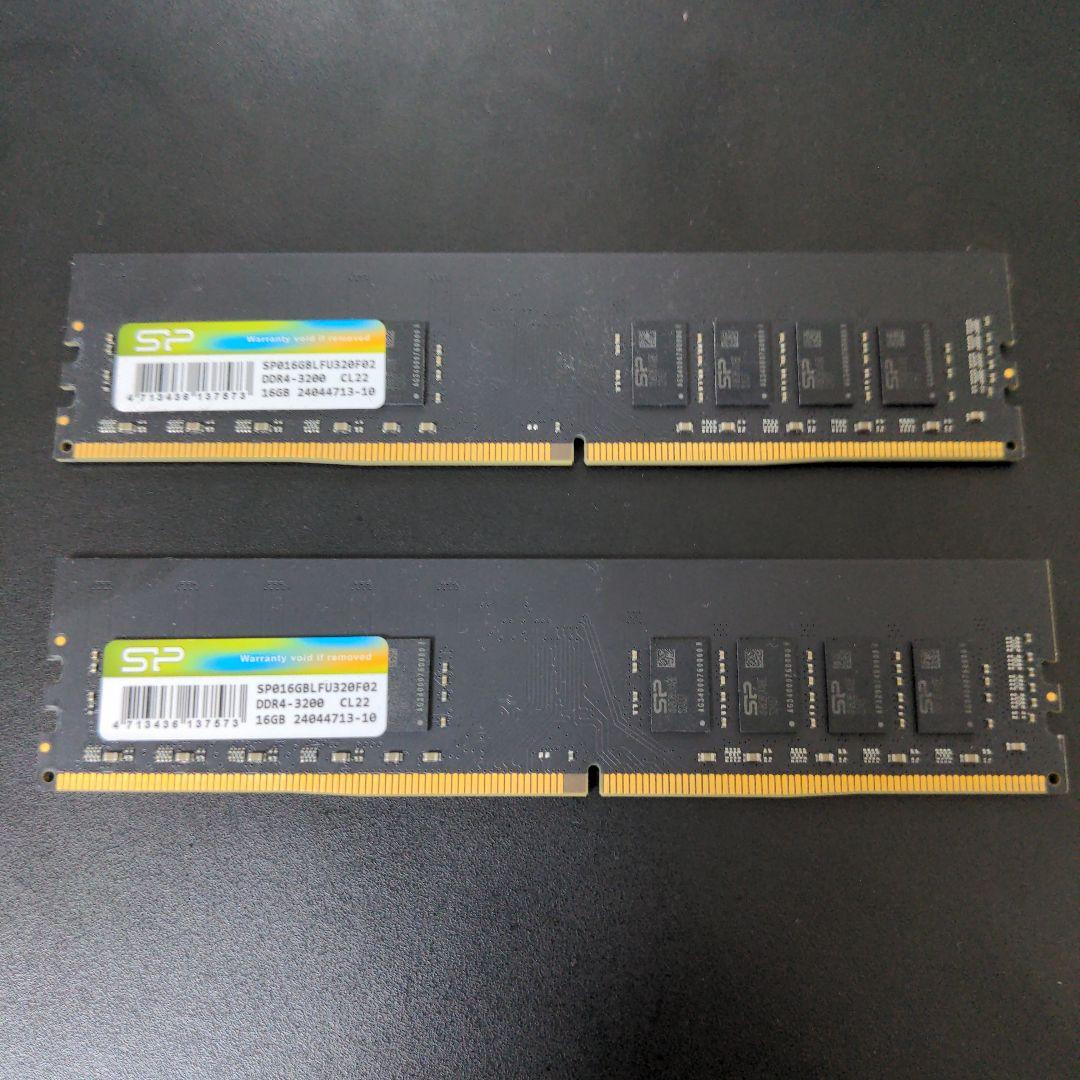 デスクトップPC用 メモリ DDR4-3200 32GB (16GB 2枚)