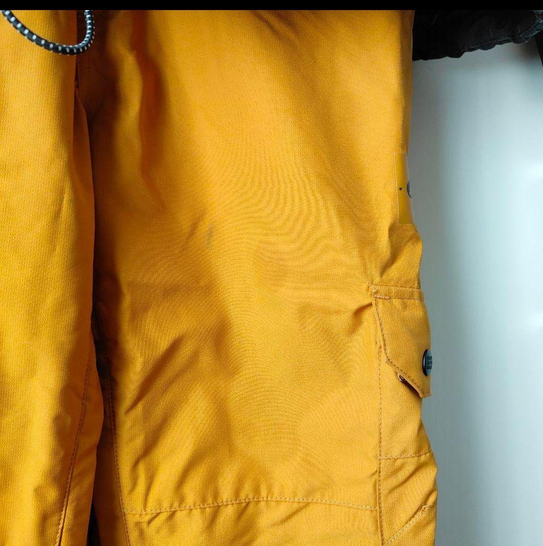 ピクチャー　スノーボードウェア上下セット メンズ 黒 オレンジ