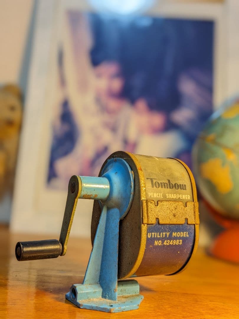 2千円値引　日本アンティーク　トンボ　鉛筆削り　昭和レトロ