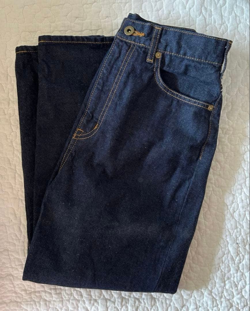 北欧、暮らしの道具店 テーパードデニム（Sサイズ）インディゴ