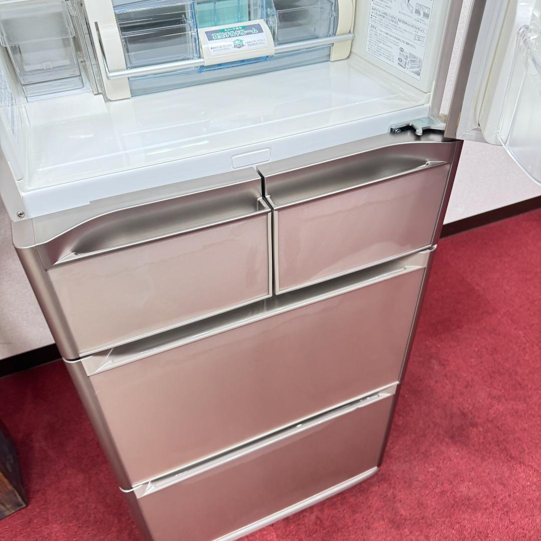 都内23区配送無料　日立2015年製5ドアガラストップ冷蔵庫　415L