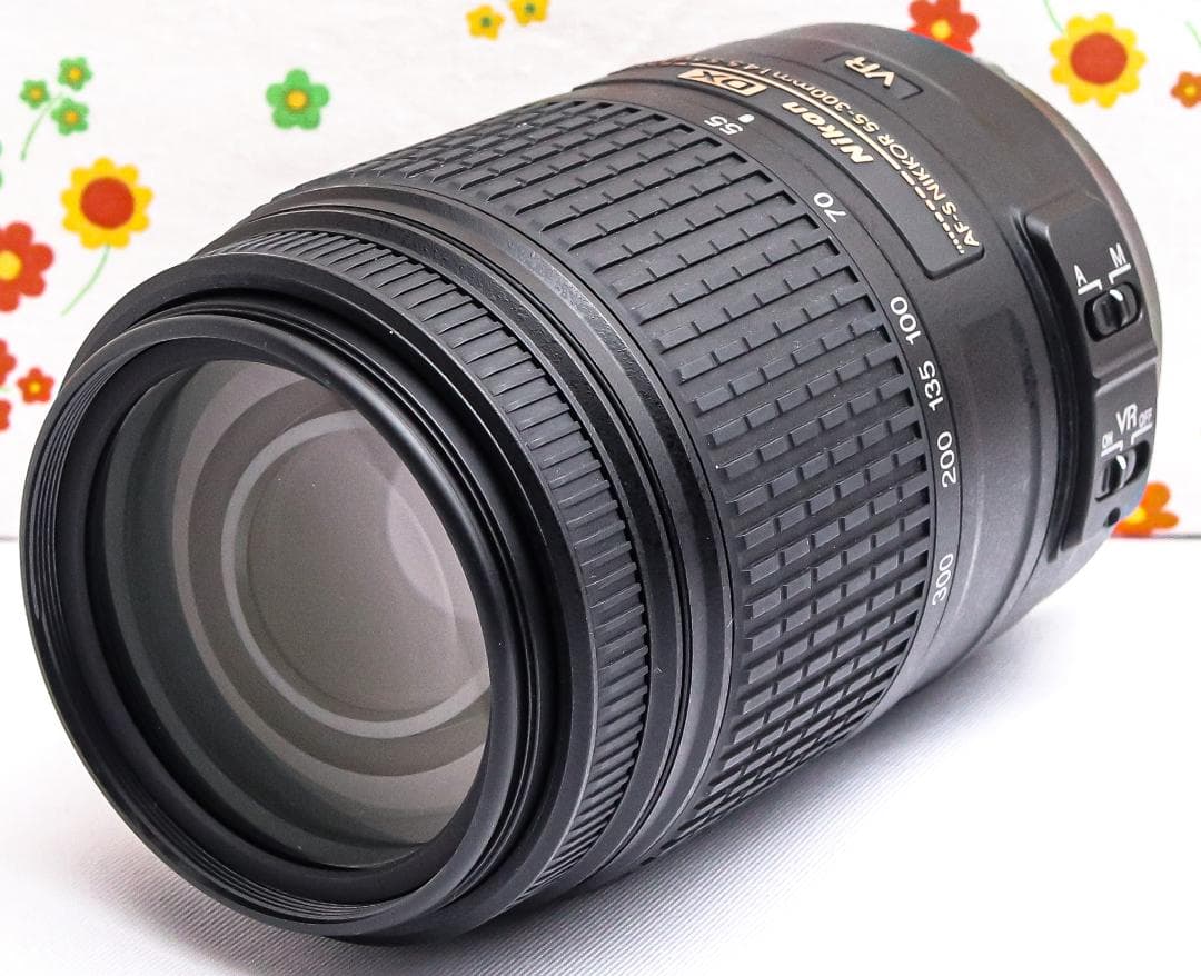 美品 超望遠レンズ！☆Nikon AF-S 55-300mm☆手振れ補正付