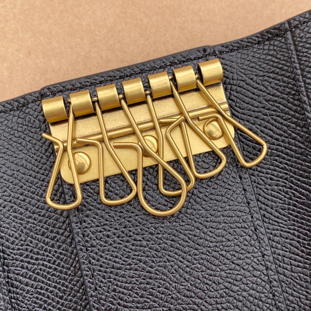 キーホルダー　キーケース　キーリング　ブラック