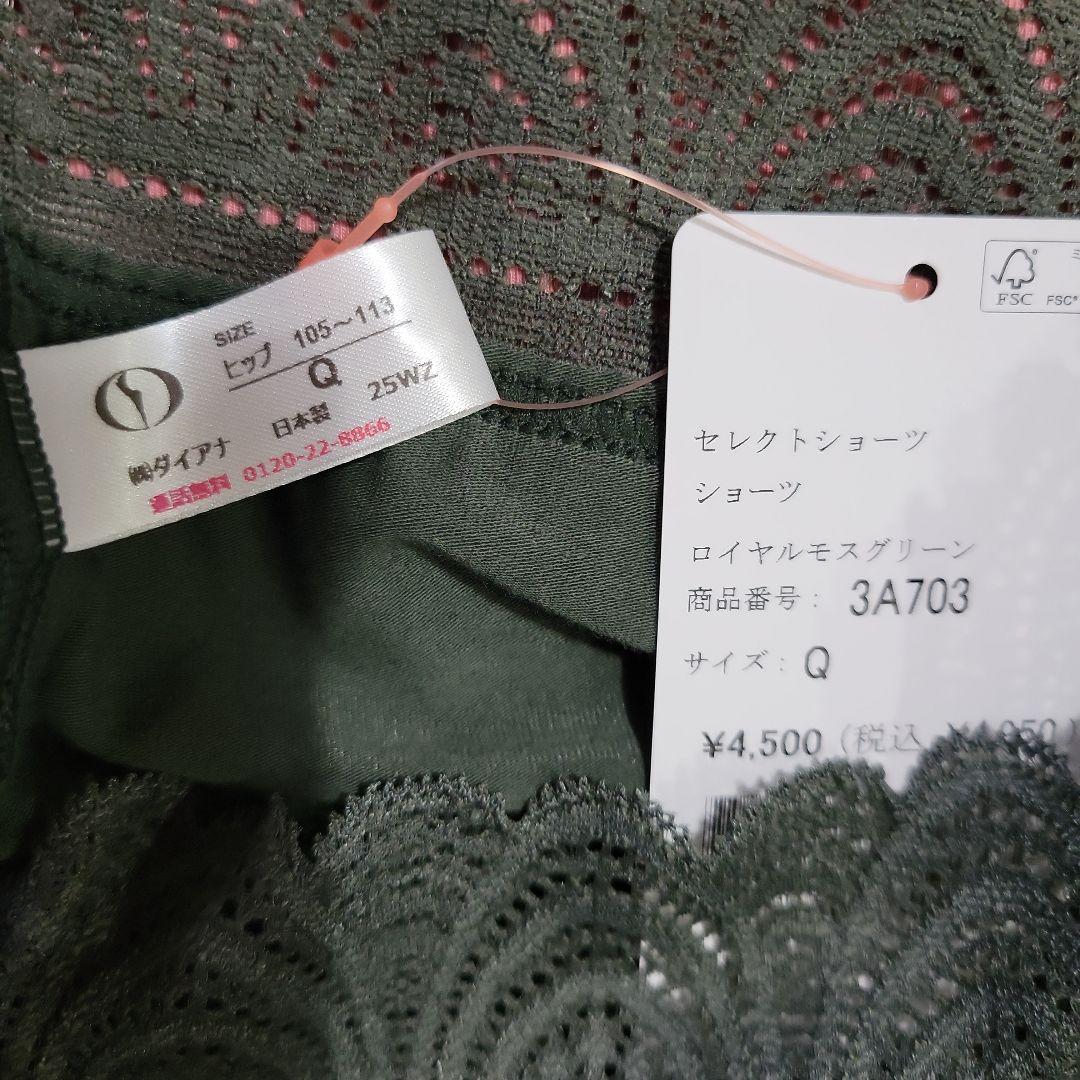 ダイアナ　ショーツ2枚、Qサイズ