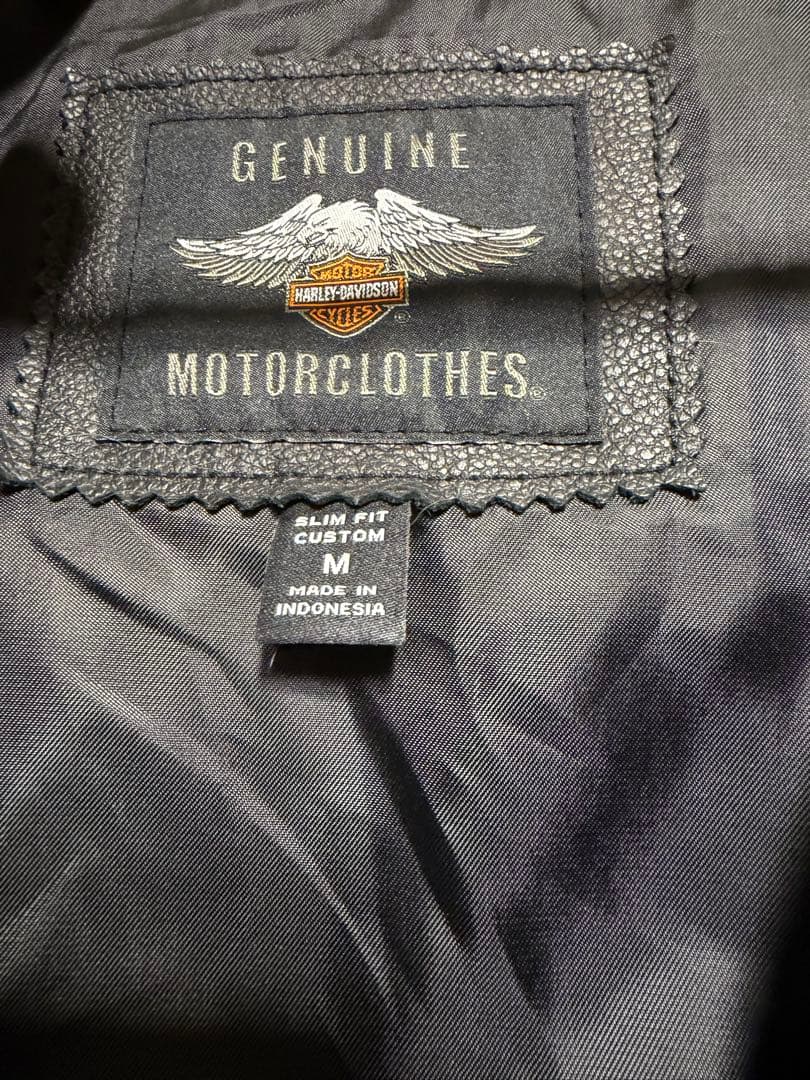 トラディション II レザーベスト 98024-18VM エンボス　ハーレー