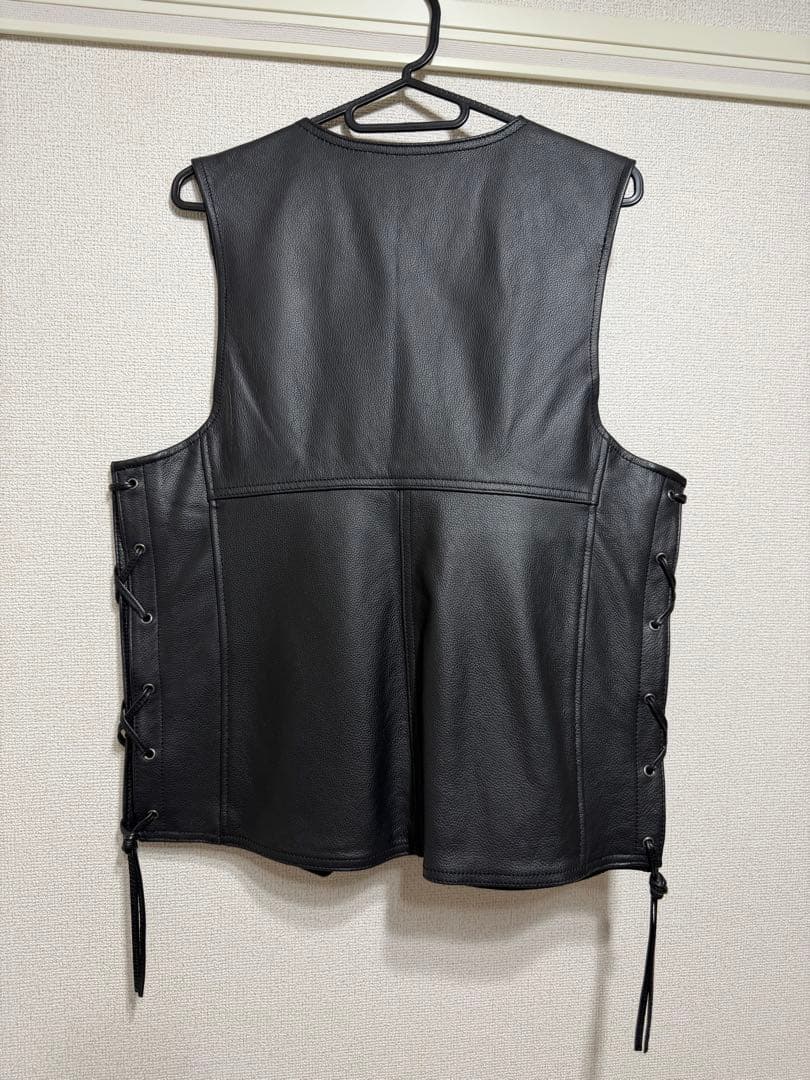 トラディション II レザーベスト 98024-18VM エンボス　ハーレー