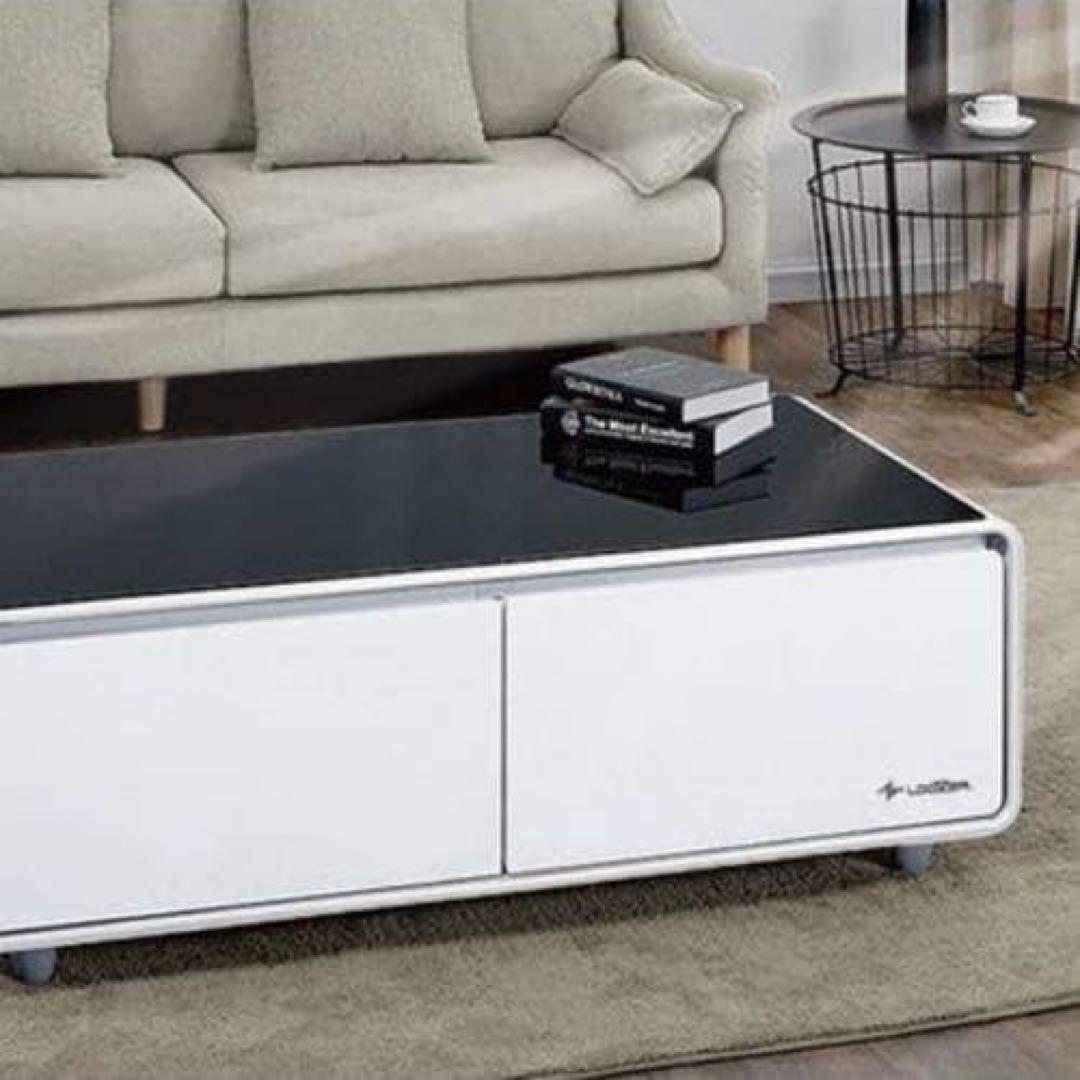 LOOZERスマートテーブルSTB135冷蔵庫・Bluetoothスピーカー搭載