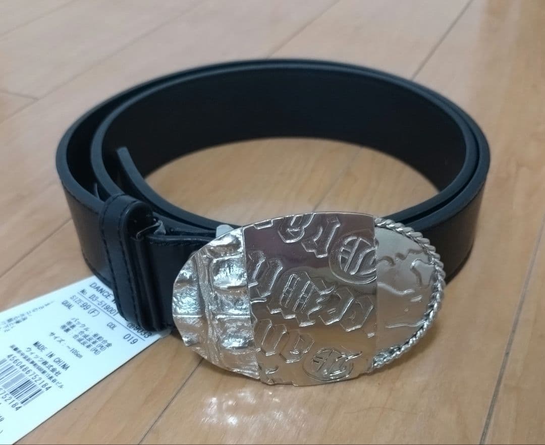 ダンスウィズドラゴン　ベルト 銀色バックル付き 新品未使用