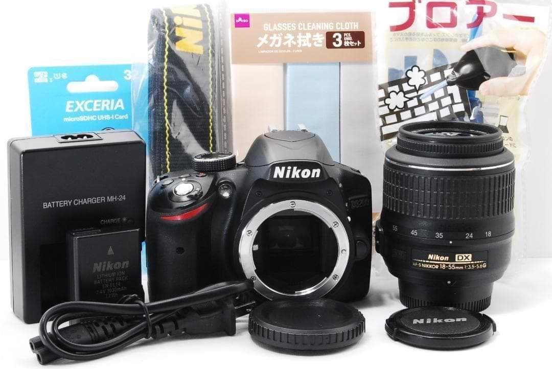 Nikon D3200 ガイド機能付きで初心者でも簡単操作♪