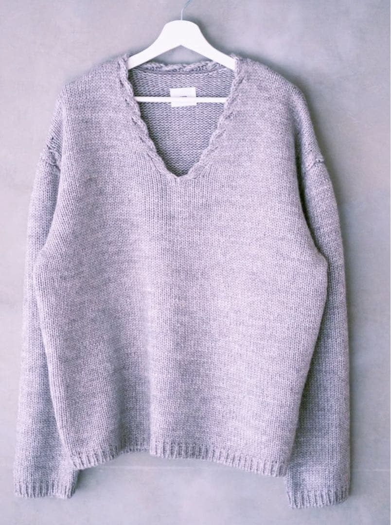 トップス g'morning V-Neck Low Gauge Knit -LIGHT