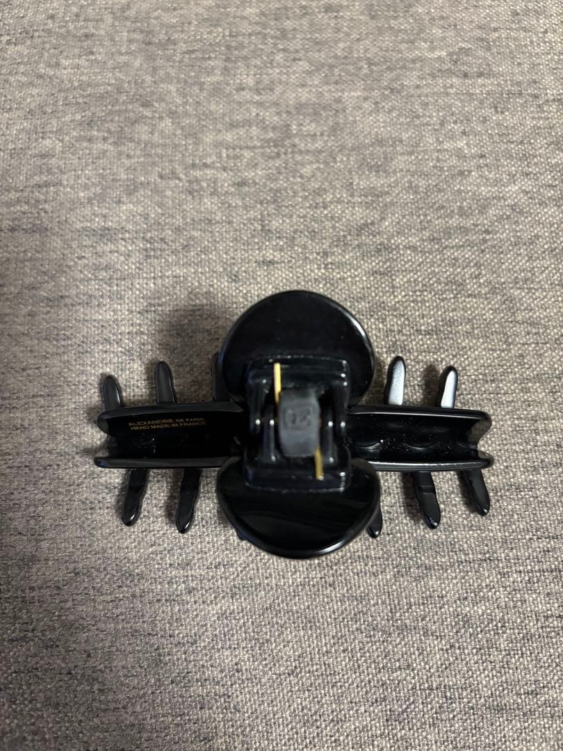 ALEXANDRE de PARIS ヘアクリップ アイボリー/ブラック