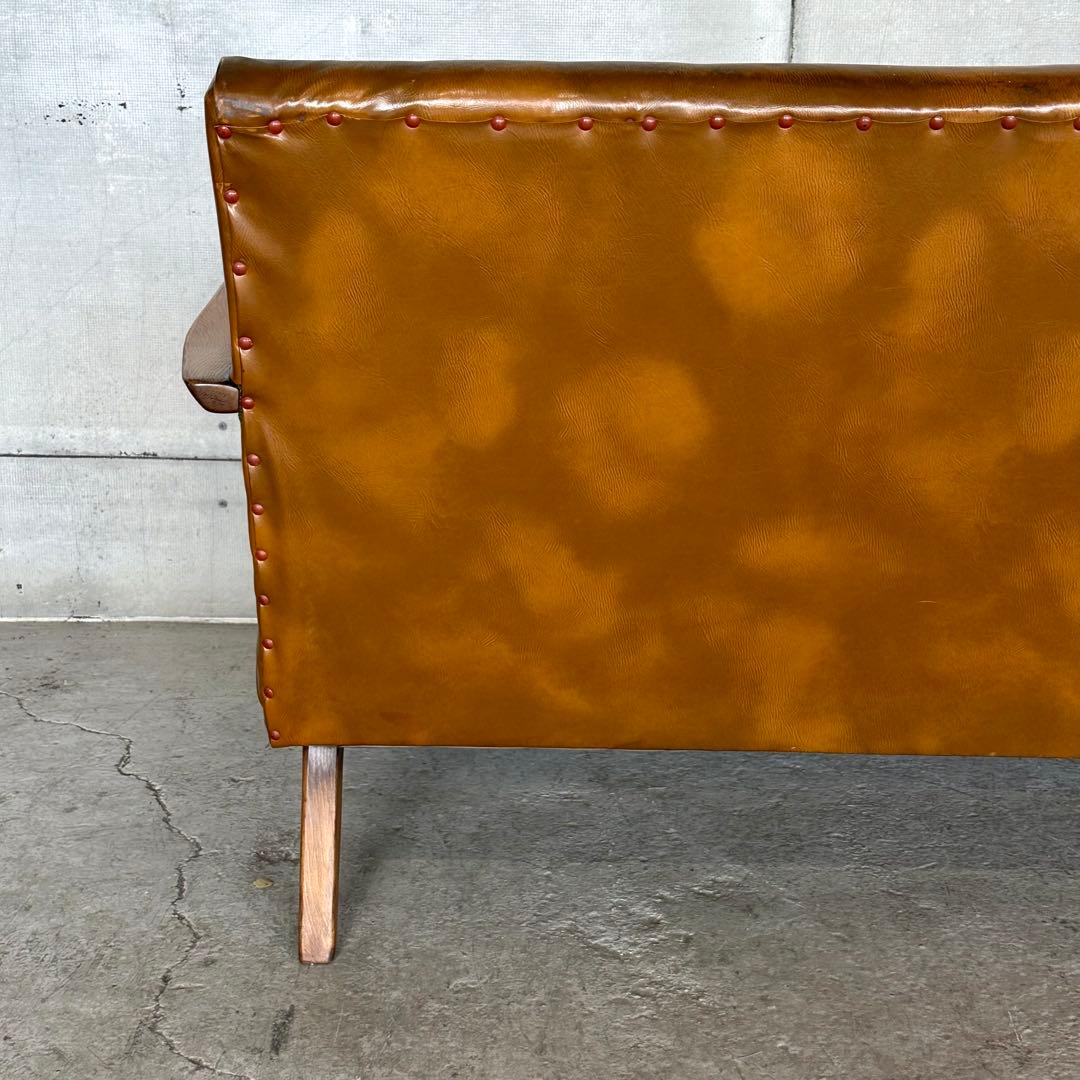 ✦60s〜70s✦ 昭和レトロ ミッドセンチュリー 2人掛けソファ ヴィンテージ