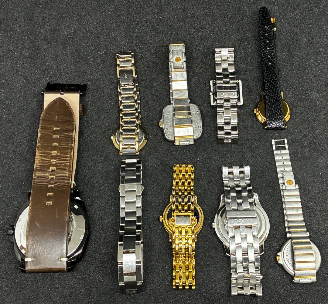時*】様 171腕時計まとめ売り FOSSIL、GUCCI等…計9点
