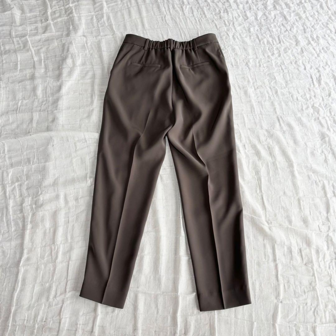 【1度着用のみ美品】 レミュー ウォッシャブル パンツスーツ ノーカラー