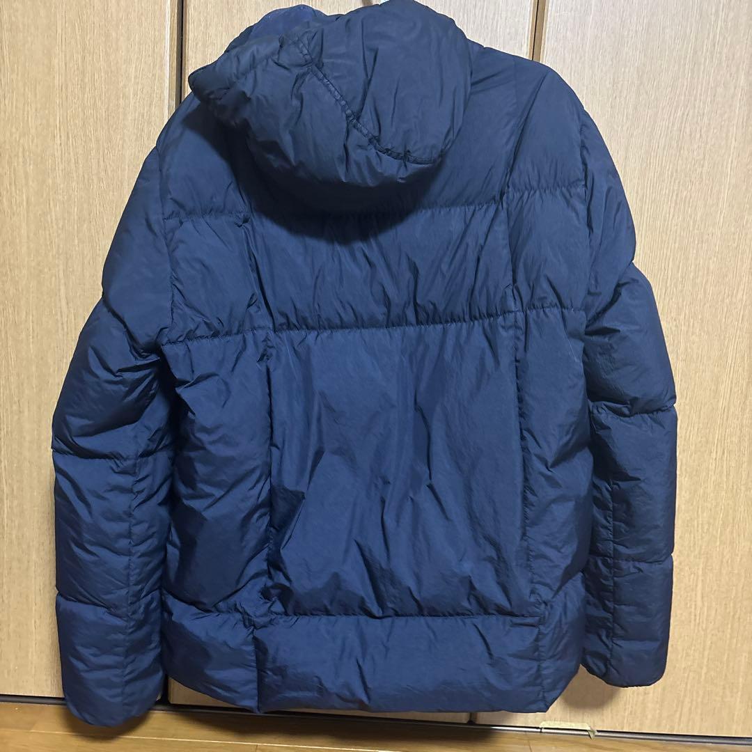 Stone  フード付きダウンジャケット ネイビー