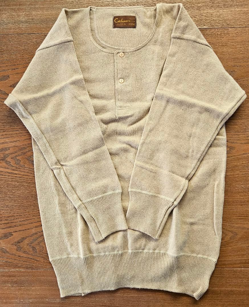 ANGLE カシミヤ入り ウール 肌着 上下セット アンダーウェア L 新品