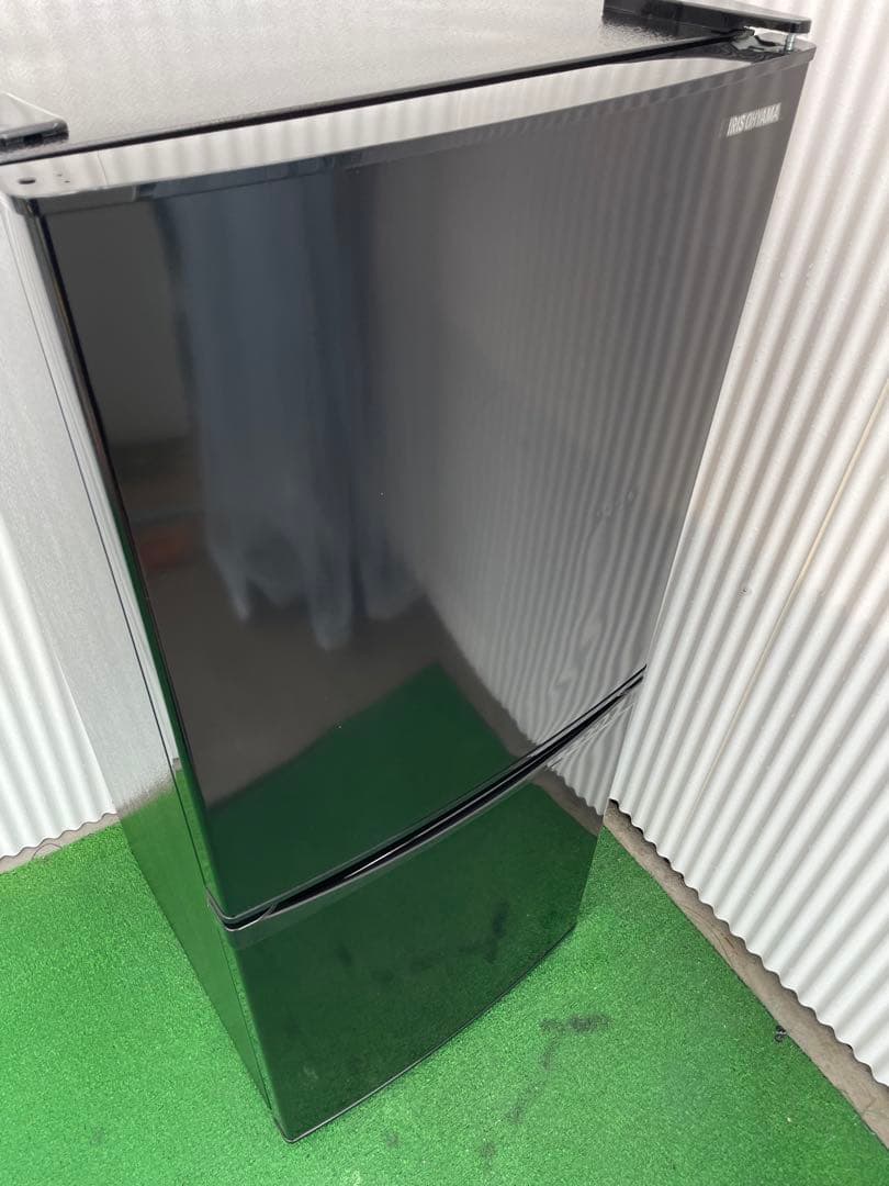 876 アイリスオーヤマ 2ドア冷蔵庫 右開き ブラック 一人暮らし 単身