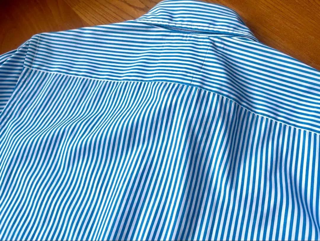 【極美品】Drake’s ドレイクス　ロンドンストライプシャツ　イギリス製　37