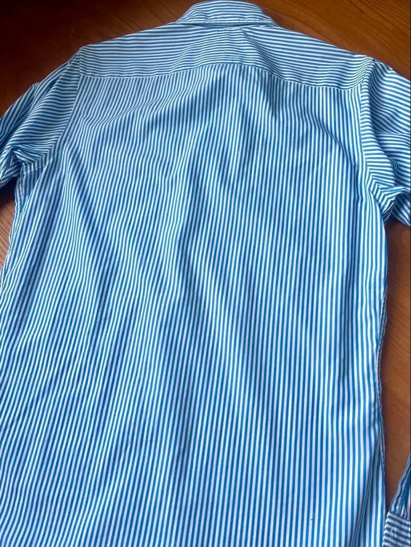 【極美品】Drake’s ドレイクス　ロンドンストライプシャツ　イギリス製　37