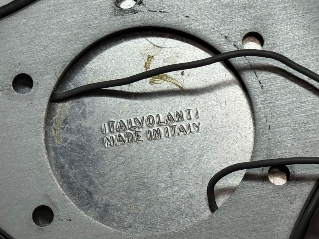 イタルボランテ Pasta レザーステアリング 当時物