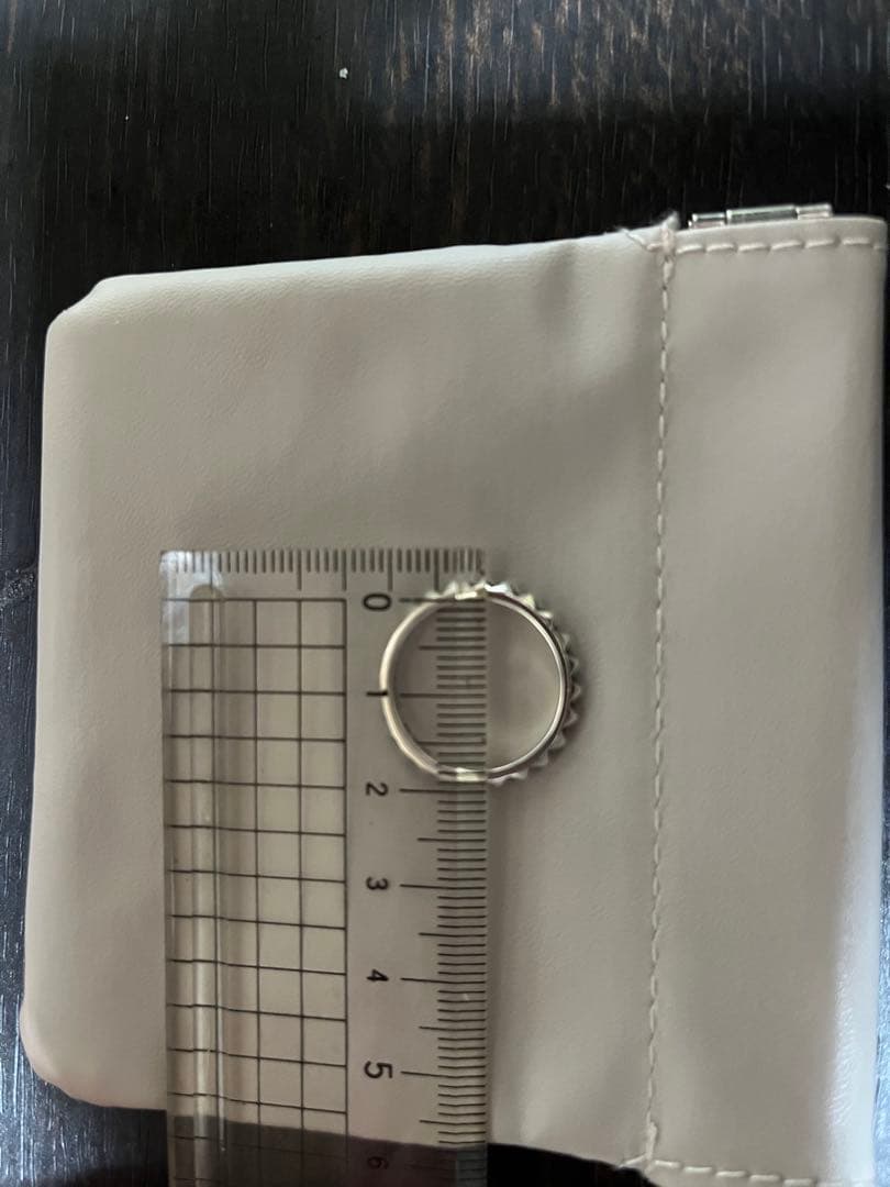 【美品】GARNI-Multiple Studs Ring/Silver/15号