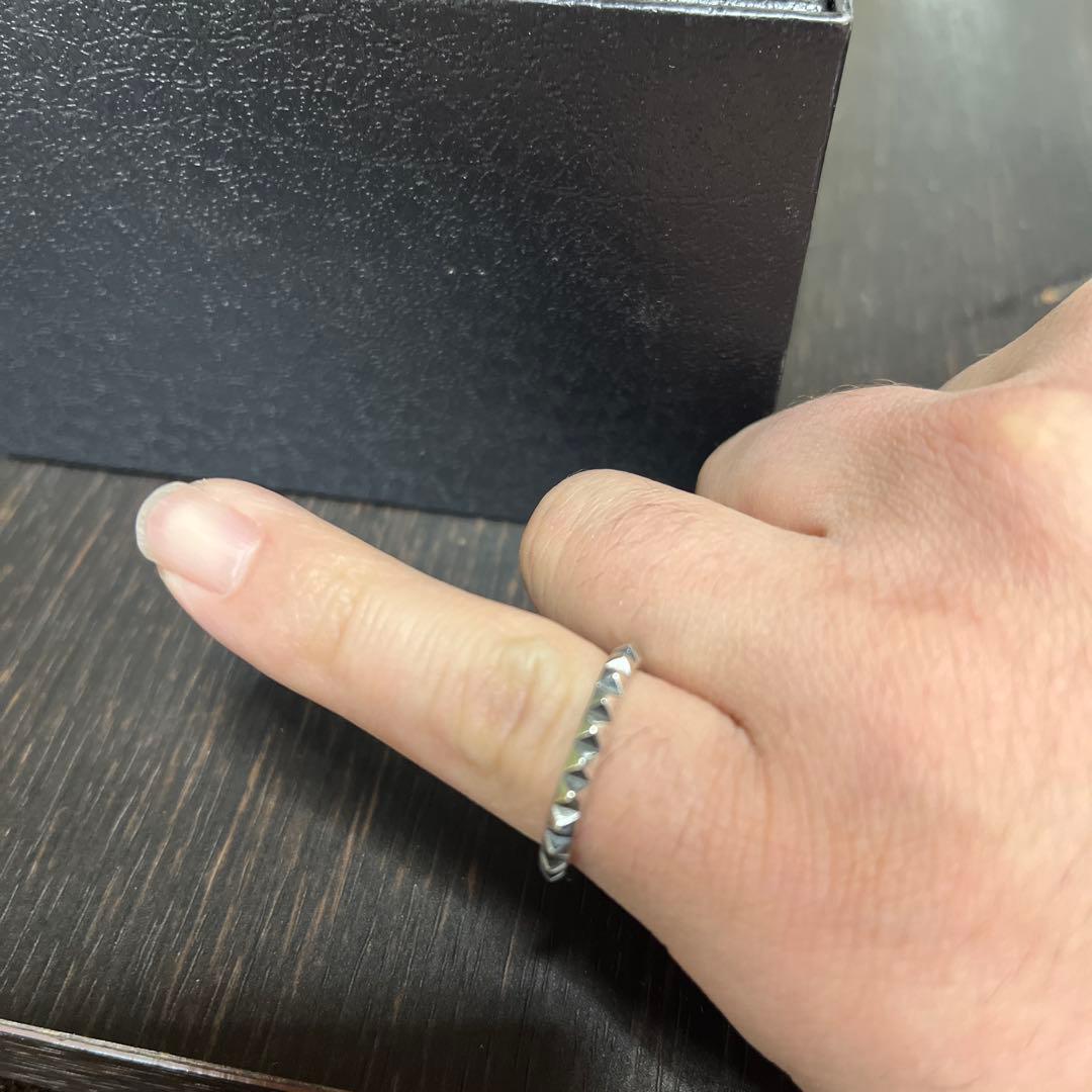 【美品】GARNI-Multiple Studs Ring/Silver/15号