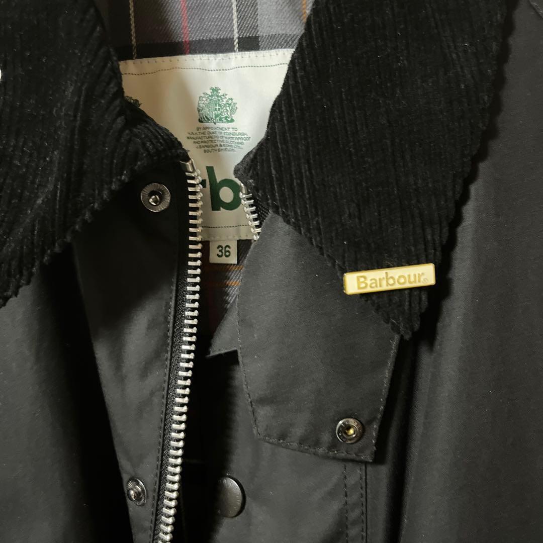 Barbour トランスポートブラックジャケット 36